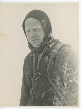 Wal Johnson at Bogong 1951