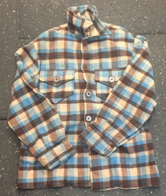 Handmade woollen ski shirt/ jacket