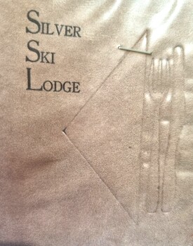Silverski Menu Cover with cutlery and napkin