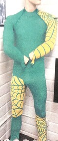 Spyder Green and Gold Ski Suit - Steve Lee