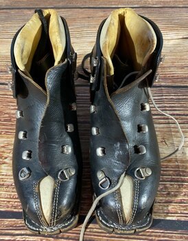Kastinger Boot unlaced showing metal loops