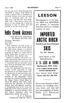 A letter from H. H. C. Williams related to road clearing