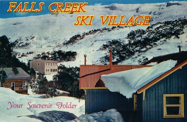 Falls Creek Ski Village Postcard Folder