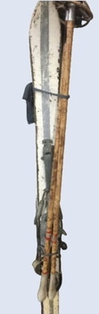 Child's ski and bamboo stocks