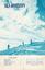 Three skiers on a slope beneath cloudy skies.