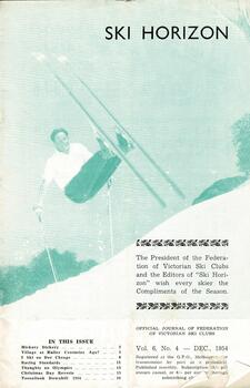 Rudi Wurth, winner of the National Slalom and Downhill titles at Kosciusko, 1954.