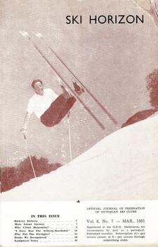 Rudi Wurth, winner of the National Slalom and Downhill titles at Kosciusko, 1954.