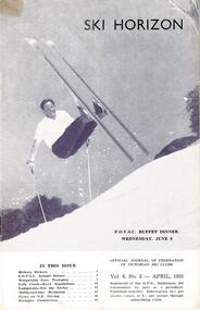 Rudi Wurth, winner of the National Slalom and Downhill titles at Kosciusko, 1954.
