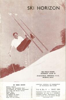 Rudi Wurth, winner of the National Slalom and Downhill titles at Kosciusko, 1954