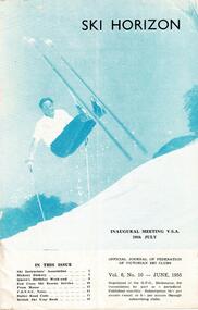Rudi Wurth, winner of the National Slalom and Downhill titles at Kosciusko, 1954.