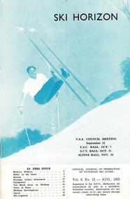  Rudi Wurth, winner of the National Slalom and Downhill titles at Kosciusko, 1954.