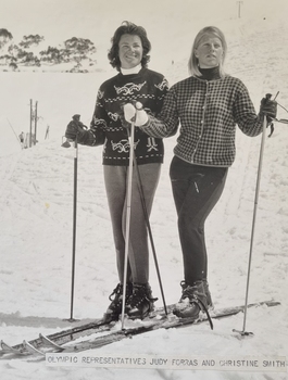 Judy Forras and Christine Smith Olympians