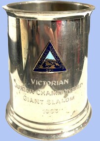 Pewter Mug Victorian Junior Championship Giant Slalom 1963