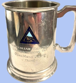 Award - Pewter Mug Trophies - Ross and Malcolm Milne -  Australian National Championships 1971 Open Men's Slalom