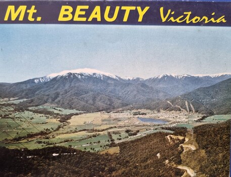 Mt. Beauty township and Mt. Bogong