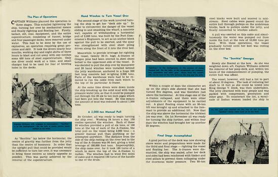 Photos and explanation of the salvage operation.