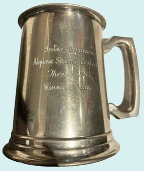 Pewter Mug presented to winning team of Inter Dominion Contest 1961