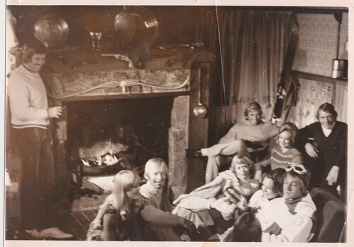 Paul Hogan, John Cornell and others filming at Falls Creek
