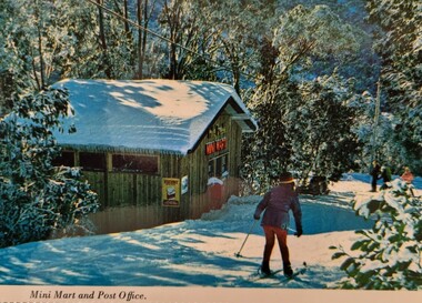 Postcard - Mini Mart and Post Office, Falls Creek