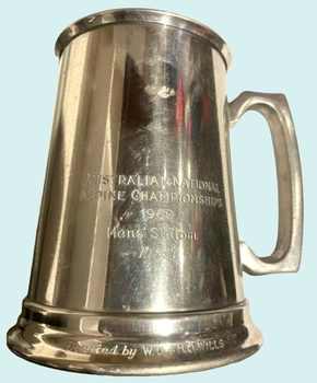 Pewter Mug 1969 First Men's Slalom