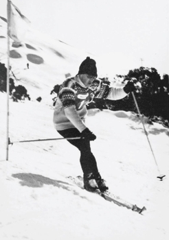 Ross Milne in action at Falls Creek