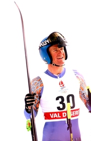 Steve Lee at Albertville Winter Olympics