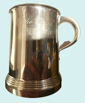 Pewter mug - "The Drag" - record time
