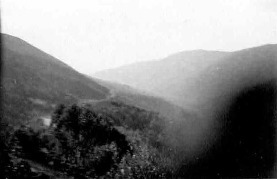 View from"Grand Coeur" towards mountains