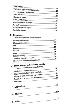 The Australian Nordic Ski Instructor Manual Contents 2