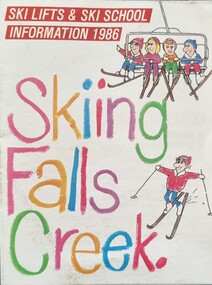 Skiing Falls Creek, Information 1986 Front cover