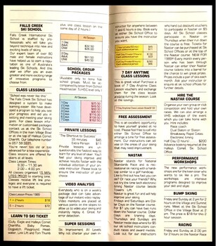 Falls Creek Ski School - Packages 1989