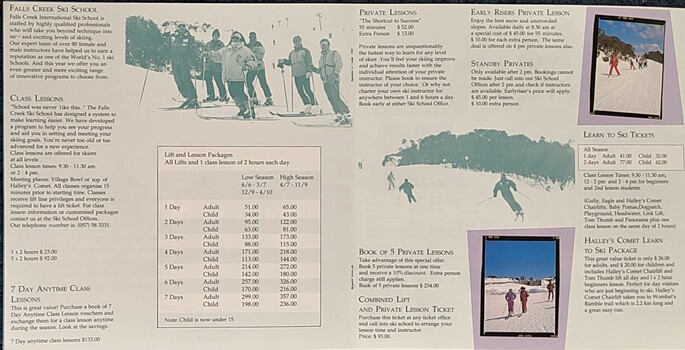 Falls Creek Ski School Lessons & Prices