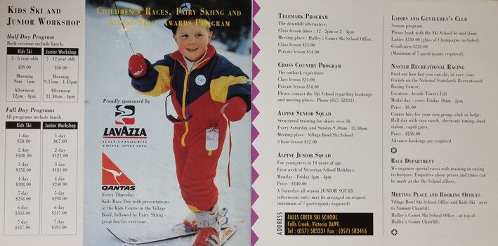 Falls Creek Ski School 1993 - Kids Ski & Junior Workshops