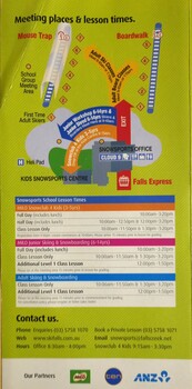 Meeting Places Map and Lesson times