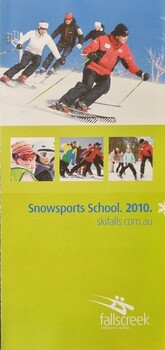 Falls Creek Snowsports School Information 2010 Cover