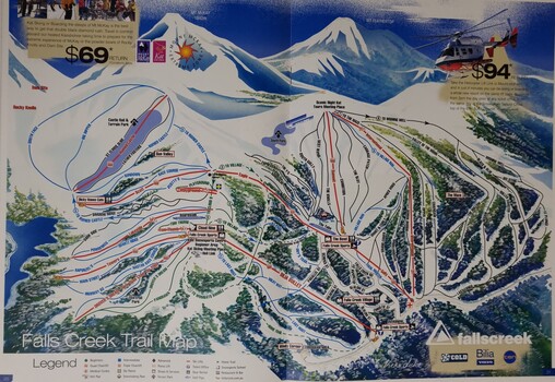 Falls Creek Trail Map 2004