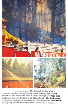 Fires threaten Mt Bogong 2003