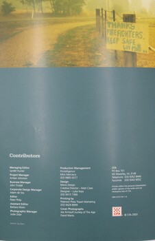 The Campaign Fires - Acknowledgements