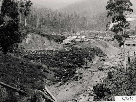 Construction of Bogong Village 15 May 1940