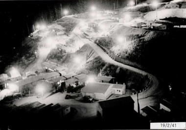 Bogong Village at night 19 February 1941