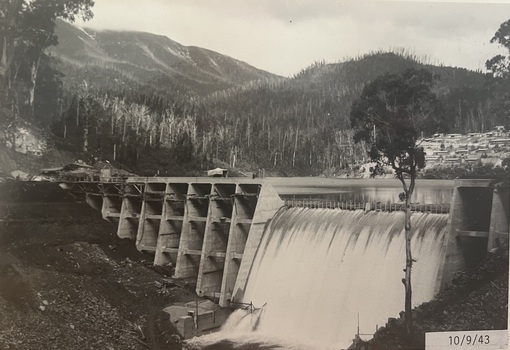 Dam wall 10 September 1943