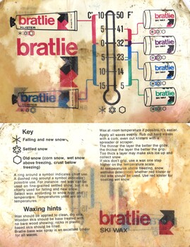 Bratlie Ski Wax instructions for application