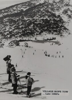 Village rope tow, Falls Creek late 1950s