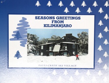 Card Seasons Greetings from Kilimanjaro at Falls Creek