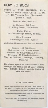Booking information for Julian's Lodge