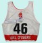 Racing Bib worn by Steve Lee in the Downhill event, Albertville 1992 with sign 