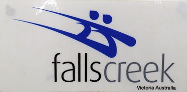 Falls Creek Logo showing stylised skiers