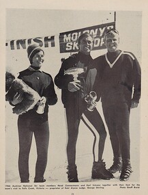 George Shirling and members of the Austrian National Ski team 1966