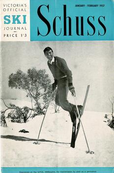 Cover - Schuss Vol. 23. No. 1 January - February 1957