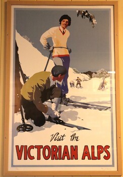 Visit the Victorian Alps Poster